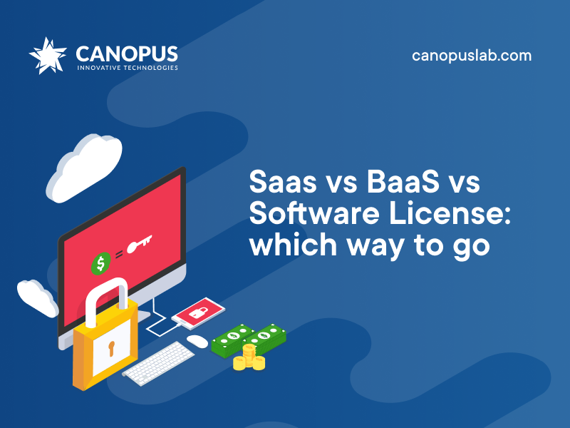 Saas vs BaaS vs Software License: which way to go