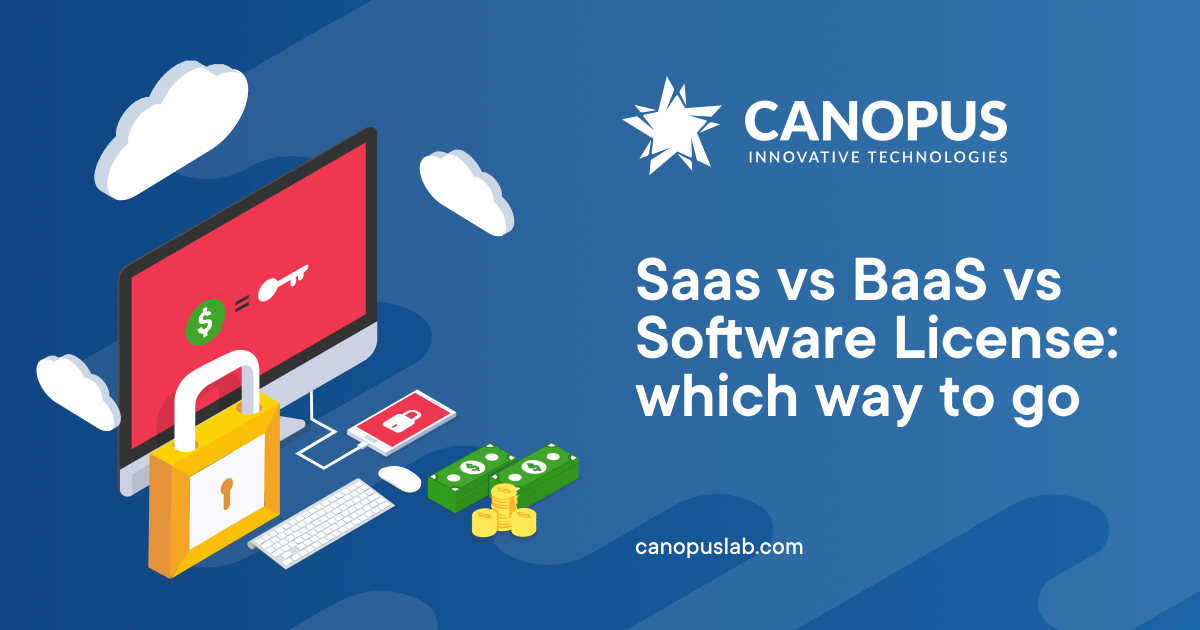 Saas vs BaaS vs Software License: which way to go